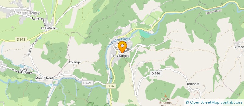 localisation de l'entreprise SOCIETE GENERALE DE TRAVAUX FORESTIERS à SAURIER