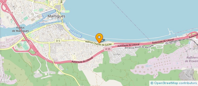 localisation de l'entreprise SOCIETE GENERALE DE TRAVAUX INDUSTRIELS à MARTIGUES