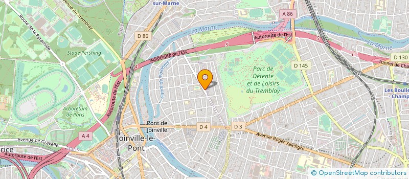 localisation de l'entreprise SOCIETE GENERALE DU BATIMENT à JOINVILLE-LE-PONT