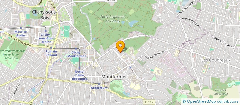 localisation de l'entreprise SOCIETE GENERALE DU BATIMENT à MONTFERMEIL