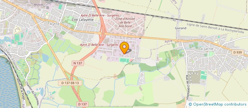 localisation de l'entreprise SOCIETE GENERALE DU BATIMENT à AYTRE