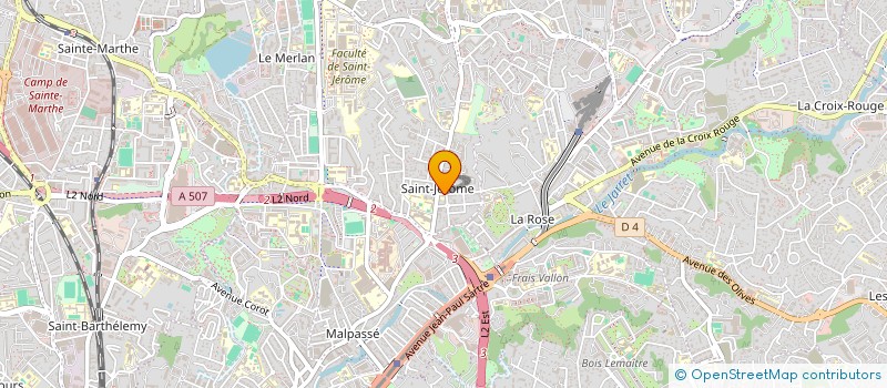 localisation de l'entreprise SOCIETE GENERALE DU BATIMENT à MARSEILLE