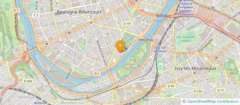 localisation de l'entreprise SOCIETE GENERALE DU BATIMENT à BOULOGNE-BILLANCOURT