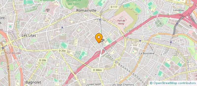 localisation de l'entreprise SOCIETE GENERALE DU BATIMENT à ROMAINVILLE
