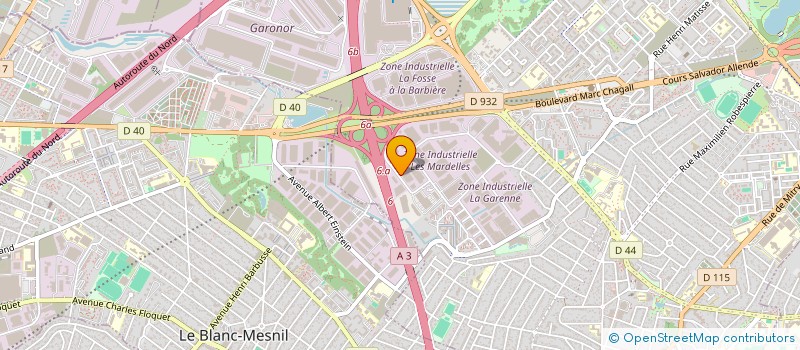 localisation de l'entreprise SOCIETE GENERALE DU BATIMENT à AULNAY-SOUS-BOIS