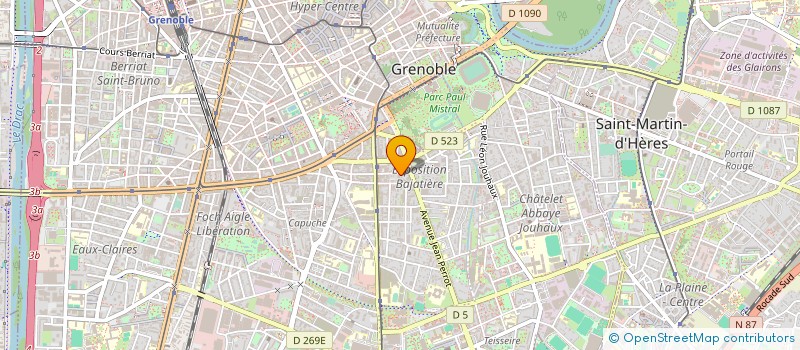 localisation de l'entreprise SOCIETE GENERALE ELECTRICITE à GRENOBLE