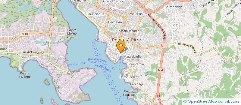 localisation de l'entreprise SOCIETE GENERALE IMMOBILIERE ANTILLES à POINTE-A-PITRE