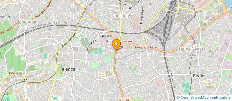 localisation de l'entreprise SOCIETE GENERALE IMMOBILIERE SOGIM  BORDEAUX