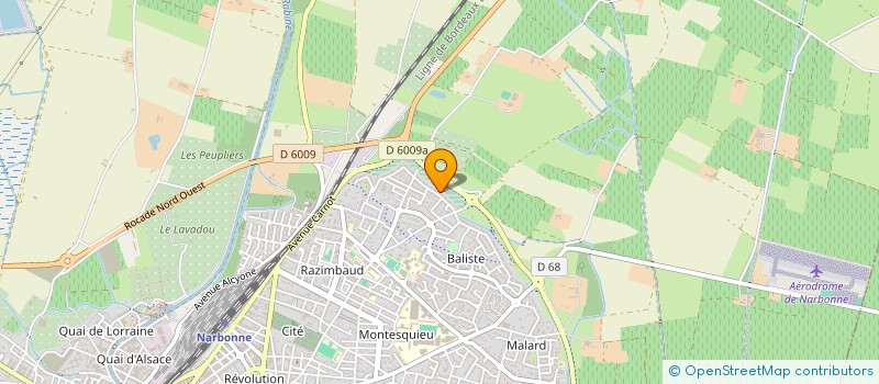 localisation de l'entreprise SOCIETE GENERALE MARCHOUD à NARBONNE
