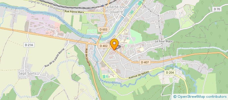 localisation de l'entreprise SOCIETE GENERALE YVON  LA FERTE-SOUS-JOUARRE