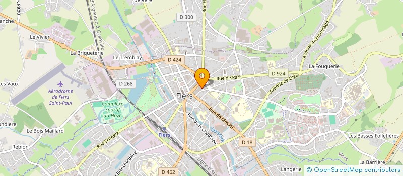 localisation de l'entreprise SOCIETE GEORGES à FLERS