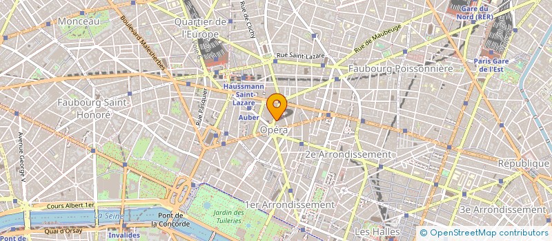 localisation de l'entreprise SOCIETE GEOTHERMALE DE VAL D'EUROPE à PARIS