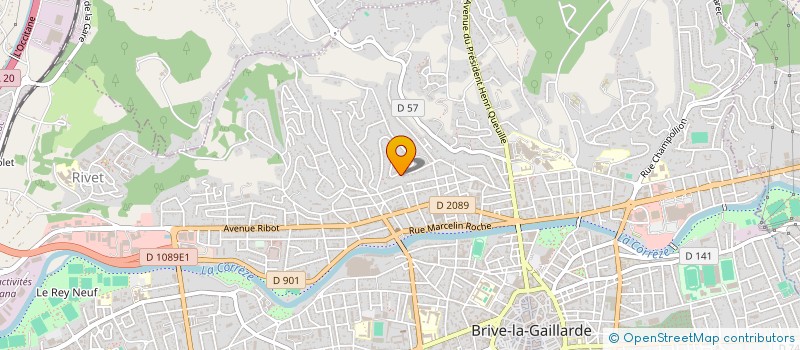 localisation de l'entreprise SOCIETE GERALBOIS à BRIVE-LA-GAILLARDE