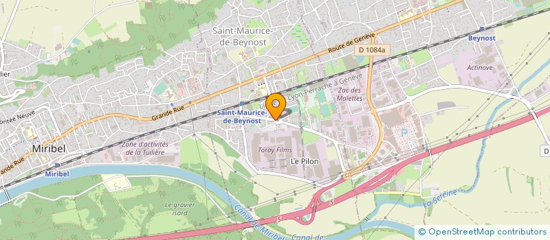 localisation de l'entreprise SOCIETE GERALEX à SAINT-MAURICE-DE-BEYNOST