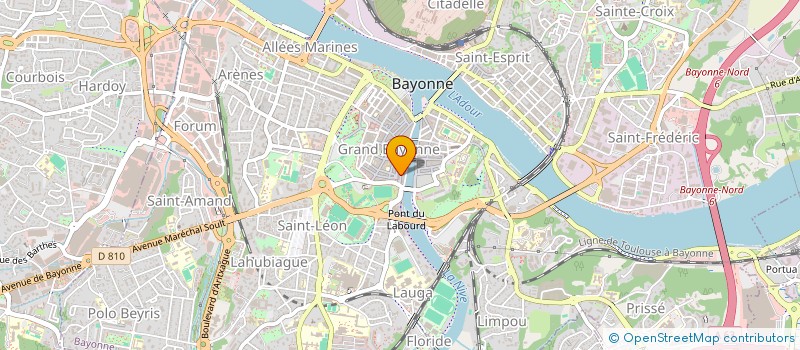 localisation de l'entreprise SOCIETE GERBIEN à BAYONNE