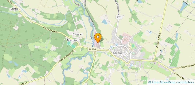 localisation de l'entreprise SOCIETE GERMAIN INVESTISSEMENTS  MEZIN