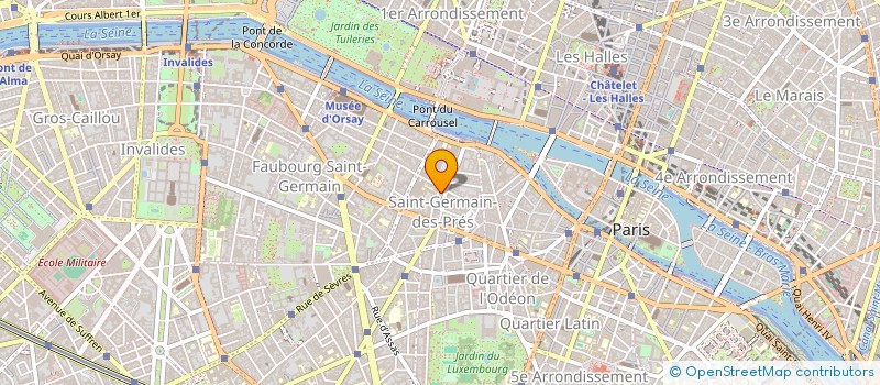 localisation de l'entreprise SOCIETE GERMANO-PRATINE DE RESTAURATION  PARIS