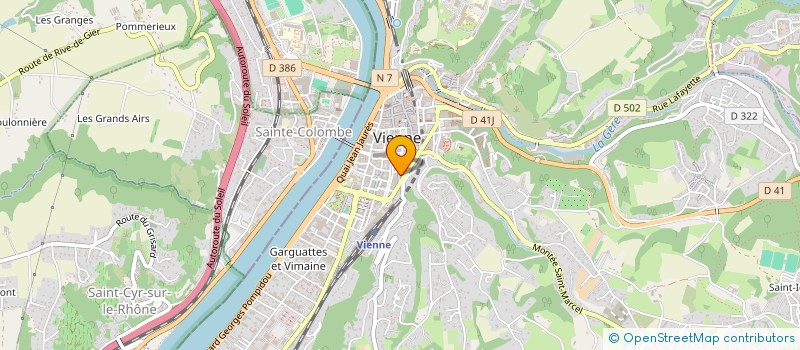 localisation de l'entreprise SOCIETE GESBLEU à VIENNE