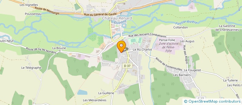 localisation de l'entreprise SOCIETE GESLIN ET PERE à CHATEAU-RENARD