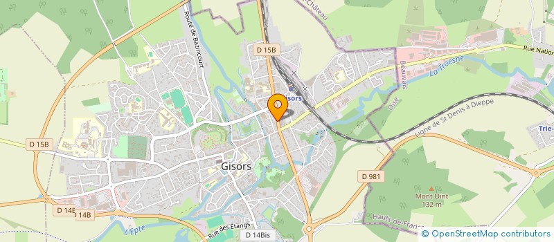 localisation de l'entreprise SOCIETE GESTION COMPTABLE  GISORS