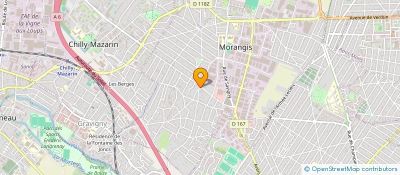 localisation de l'entreprise SOCIETE GESTION DE L HOTEL DE MORANGIS à MORANGIS
