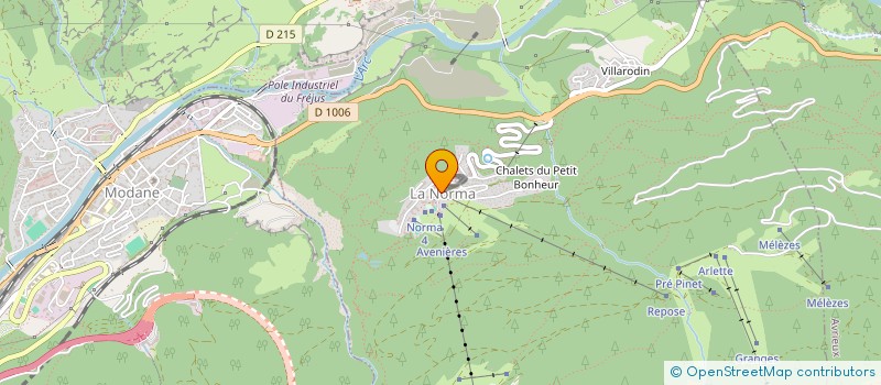 localisation de l'entreprise SOCIETE GESTION DE LA NORMA  VILLARODIN-BOURGET