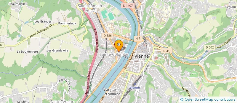 localisation de l'entreprise SOCIETE GESTION ENTREPRISES SPORTIVES à SAINTE-COLOMBE