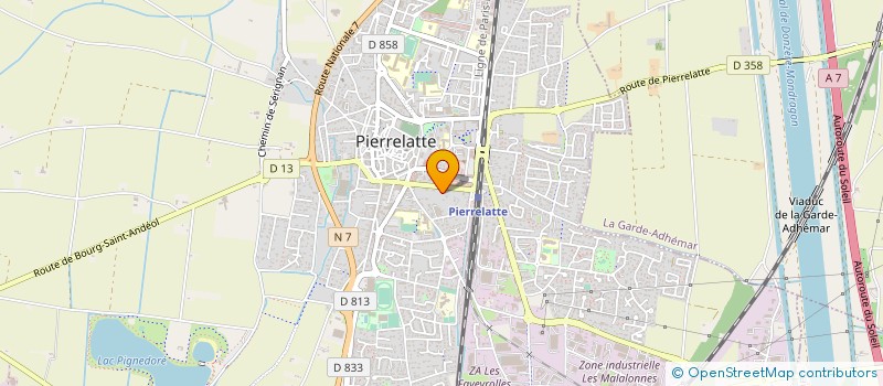 localisation de l'entreprise SOCIETE GESTION IMMOBILIERE DU TRICASTIN à PIERRELATTE