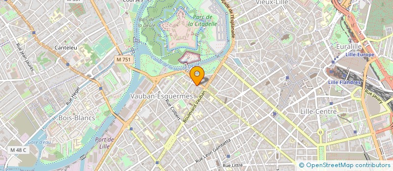 localisation de l'entreprise SOCIETE GESTION LOGEMENT ETUDIANT à LILLE