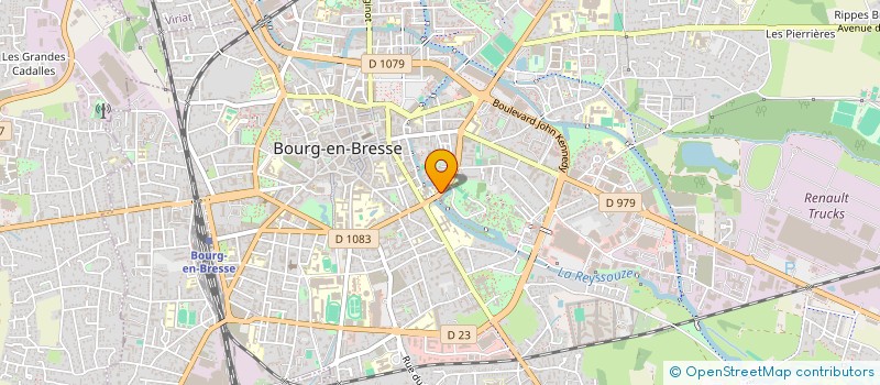 localisation de l'entreprise SOCIETE GFAM à BOURG-EN-BRESSE