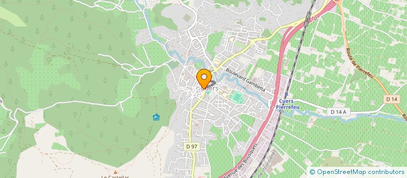 localisation de l'entreprise SOCIETE GHILAIN ET FILS  CUERS