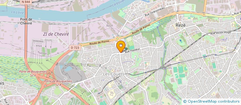 localisation de l'entreprise SOCIETE GILBERT BOITEAU  BOUGUENAIS