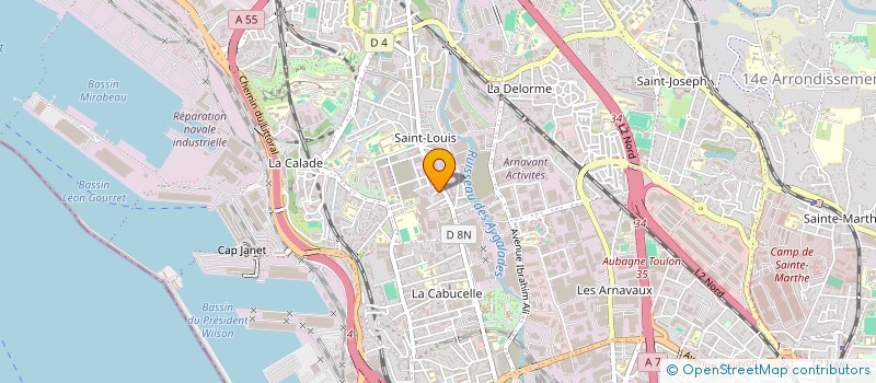 localisation de l'entreprise SOCIETE GINIER à MARSEILLE