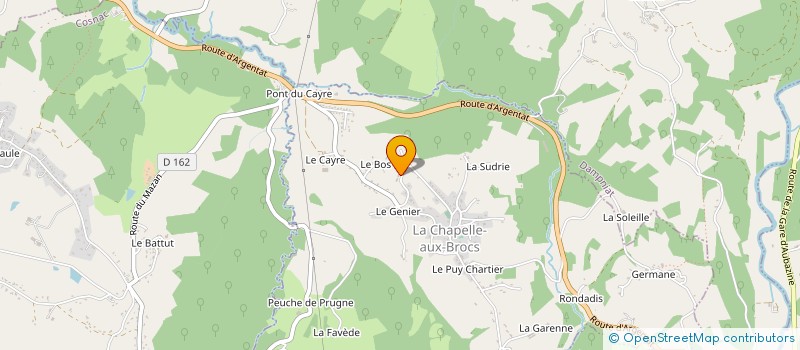 localisation de l'entreprise SOCIETE GIRAUD ET FILS à MALEMORT