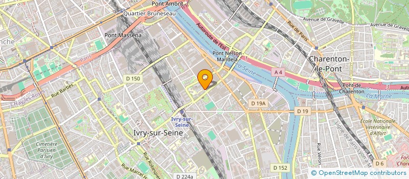 localisation de l'entreprise SOCIETE GIRAUDON ET CIE à IVRY-SUR-SEINE
