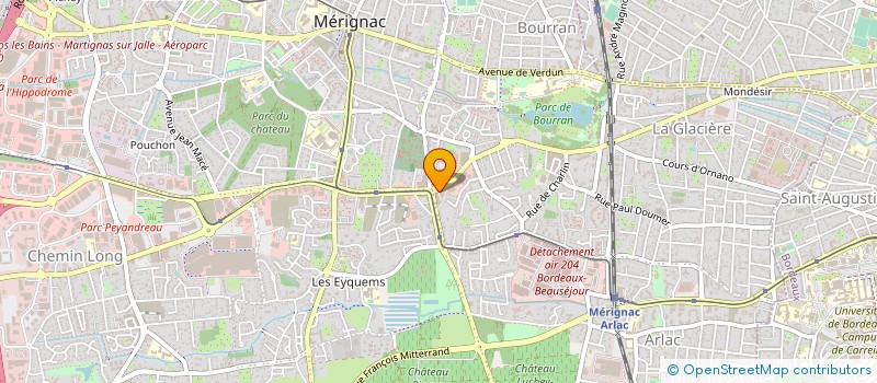 localisation de l'entreprise SOCIETE GIRONDINE D'AMENAGEMENT DE LA MAISON à MERIGNAC