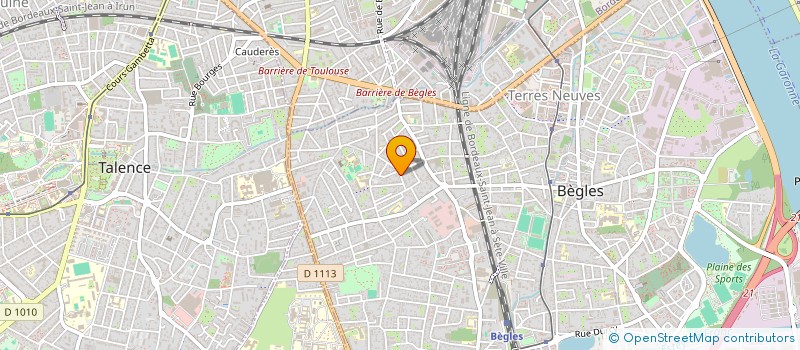 localisation de l'entreprise SOCIETE GIRONDINE DE LOCATION à BEGLES