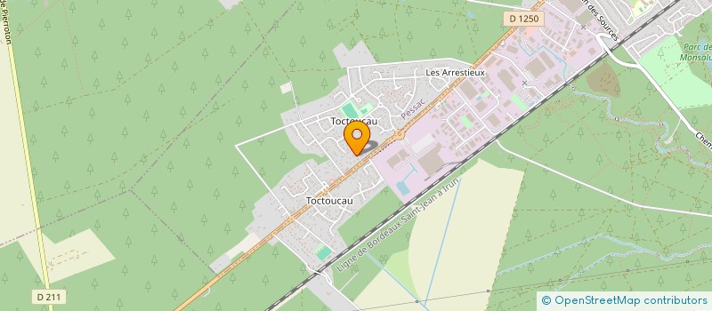 localisation de l'entreprise SOCIETE GIRONDINE DE TRAVAUX SPECIAUX  PESSAC