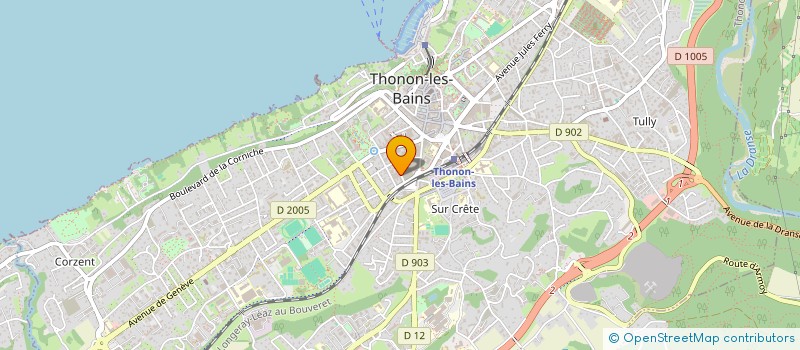 localisation de l'entreprise SOCIETE GIROS à THONON-LES-BAINS