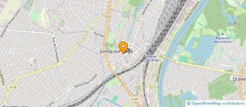 localisation de l'entreprise SOCIETE GISELE TELEPHONIE à JUVISY-SUR-ORGE