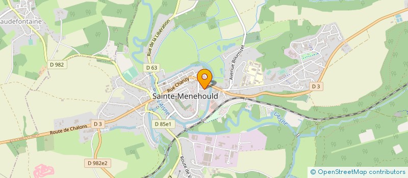 localisation de l'entreprise SOCIETE GLOBALE DE MAROQUINERIE  SAINTE-MENEHOULD