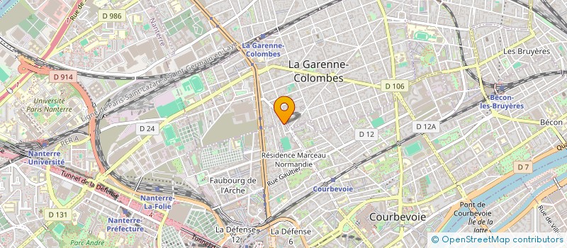 localisation de l'entreprise SOCIETE GND à COURBEVOIE