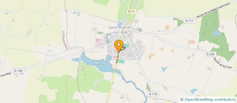 localisation de l'entreprise SOCIETE GODIMAT à SAINT-AIGNAN-SUR-ROE