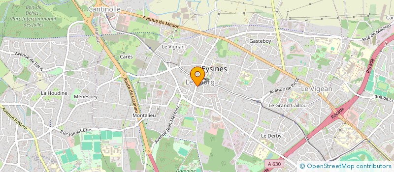 localisation de l'entreprise SOCIETE GOLF CONSEIL à EYSINES