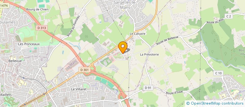 localisation de l'entreprise SOCIETE GOMES  SARGE-LES-LE-MANS