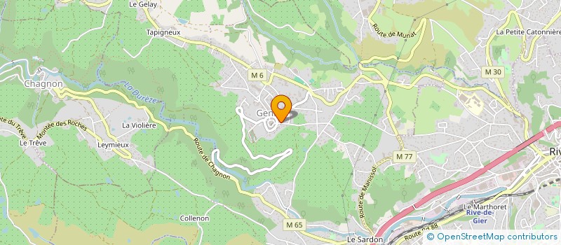 localisation de l'entreprise SOCIETE GOMES INTERNATIONAL  GENILAC