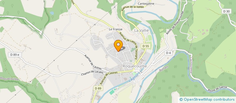 localisation de l'entreprise SOCIETE GOMEZ P & B  ROQUECOURBE