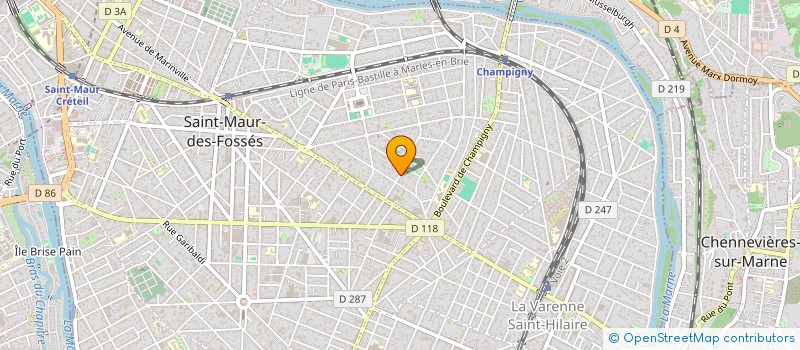 localisation de l'entreprise SOCIETE GPA à SAINT-MAUR-DES-FOSSES