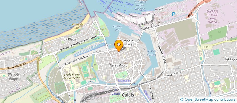 localisation de l'entreprise SOCIETE GRAND MERE M'A DIT  CALAIS