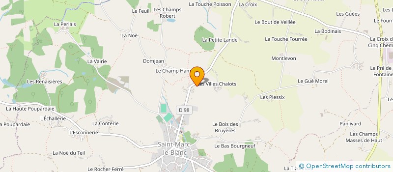 localisation de l'entreprise SOCIETE GRANIT BLEU BRETON à SAINT-MARC-LE-BLANC